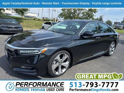 Crystal Black Pearl 2018 Honda Accord Touring 2.0T