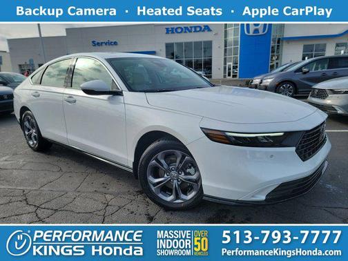 Platinum White Pearl 2026 Honda Accord Hybrid EX-L