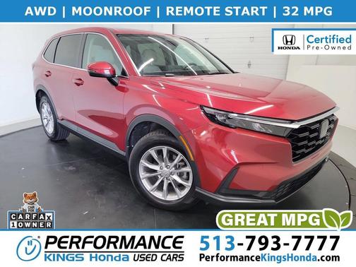 Radiant Red Metallic 2024 Honda CR-V EX AWD