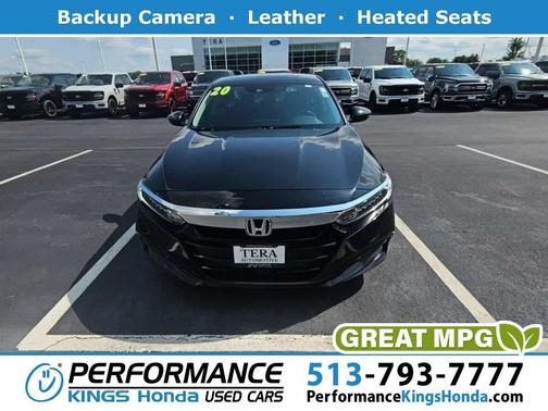 Black 2020 Honda Accord EX-L 1.5T