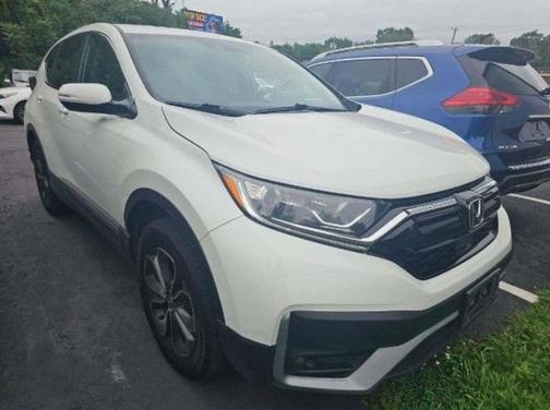Platinum White Pearl 2021 Honda CR-V AWD EX-L