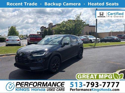 Crystal Black Pearl 2023 Honda HR-V 2WD Sport