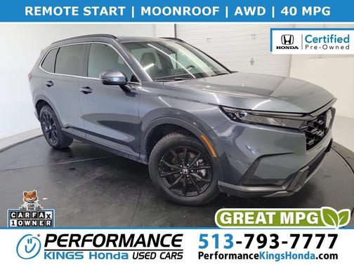 Meteorite Gray Metallic 2025 Honda CR-V Hybrid Sport AWD