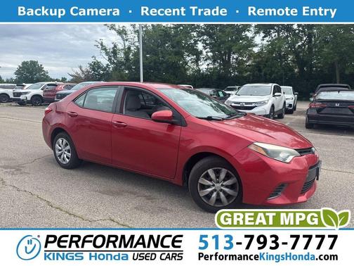 Barcelona Red Metallic 2016 Toyota Corolla LE