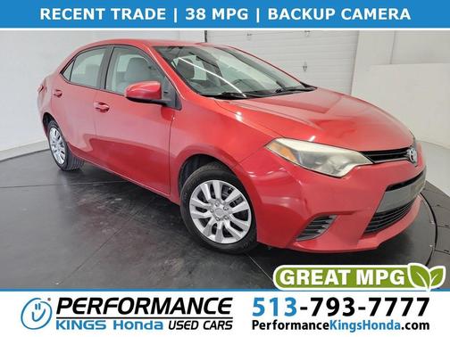 Barcelona Red Metallic 2016 Toyota Corolla LE