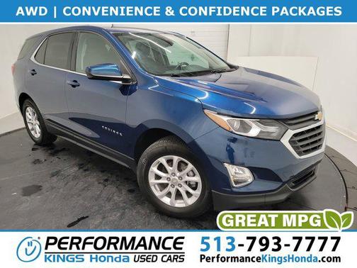 Pacific Blue Metallic 2020 Chevrolet Equinox 1LT