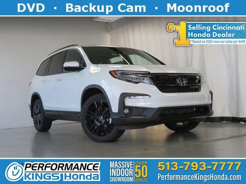 Platinum White Pearl 2022 Honda Pilot AWD Black Edition