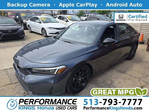 Gray 2025 Honda Civic Sport
