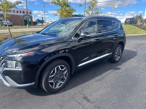 Twilight Black 2022 Hyundai SANTA FE HEV SEL Premium