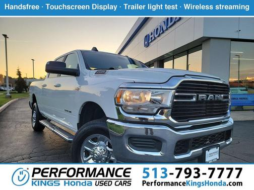 Bright White Clearcoat 2021 RAM 2500 Big Horn Crew Cab 4x4 6'4' Box