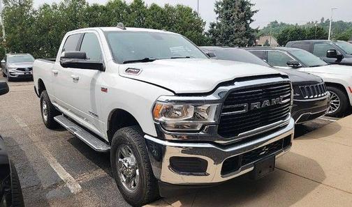 Bright White Clearcoat 2021 RAM 2500 Big Horn Crew Cab 4x4 6'4' Box