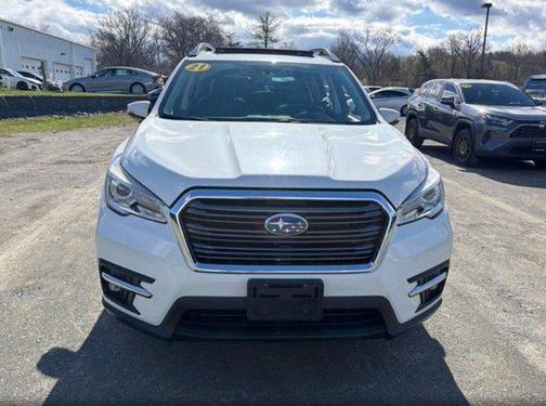 Crystal White Pearl 2021 Subaru Ascent Limited 7-Passenger
