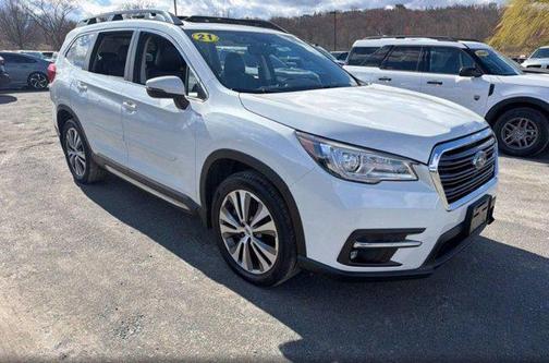 Crystal White Pearl 2021 Subaru Ascent Limited 7-Passenger