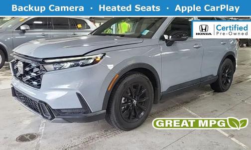 Gray 2023 Honda CR-V Hybrid Sport FWD