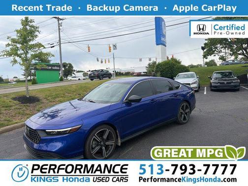 Still Night Pearl 2023 Honda Accord Hybrid Sport