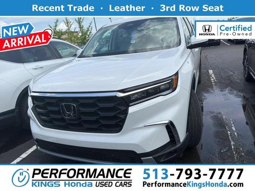 Platinum White Pearl 2023 Honda Pilot AWD EX-L 8 Passenger