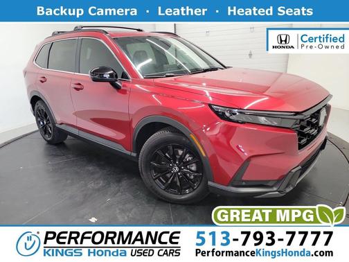 Radiant Red Metallic 2024 Honda CR-V Hybrid Sport FWD