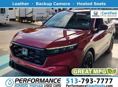 Radiant Red Metallic 2024 Honda CR-V Hybrid Sport FWD