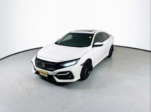 Platinum White Pearl 2020 Honda Civic Si Base