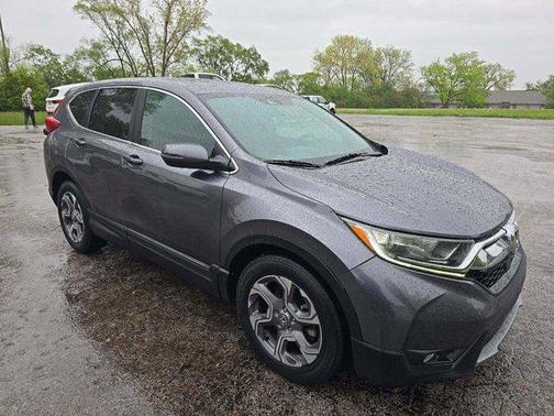 Gray 2018 Honda CR-V EX-L