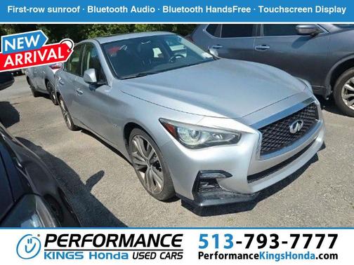 Liquid Platinum 2018 INFINITI Q50 3.0t Sport