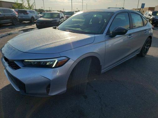 Solar Silver Metallic 2026 Honda Civic Hybrid Sport
