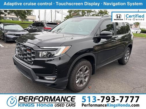 Sonic Gray Pearl 2024 Honda Passport AWD TrailSport