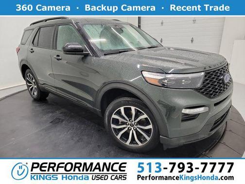 Forged Green Metallic 2022 Ford Explorer ST