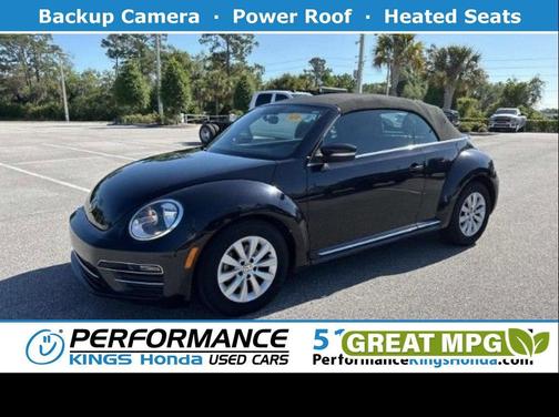 Black 2019 Volkswagen Beetle 2.0T S