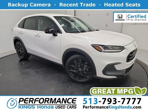 Platinum White Pearl 2025 Honda HR-V AWD Sport