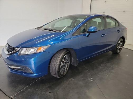 Dyno Blue Pearl 2013 Honda Civic EX
