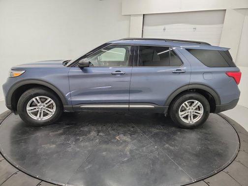 Infinite Blue Metallic Tinted Clearcoat 2021 Ford Explorer XLT