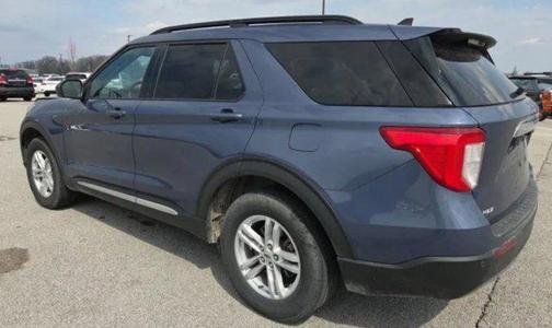 Infinite Blue Metallic Tinted Clearcoat 2021 Ford Explorer XLT