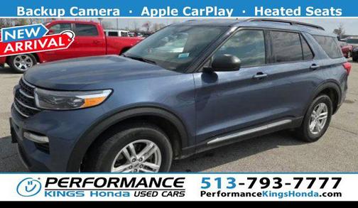 Infinite Blue Metallic Tinted Clearcoat 2021 Ford Explorer XLT