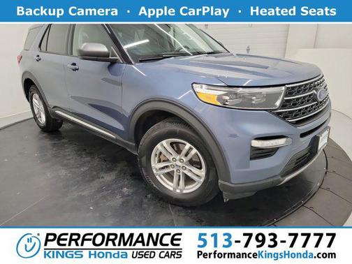 Infinite Blue Metallic Tinted Clearcoat 2021 Ford Explorer XLT