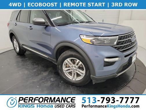 Infinite Blue Metallic Tinted Clearcoat 2021 Ford Explorer XLT