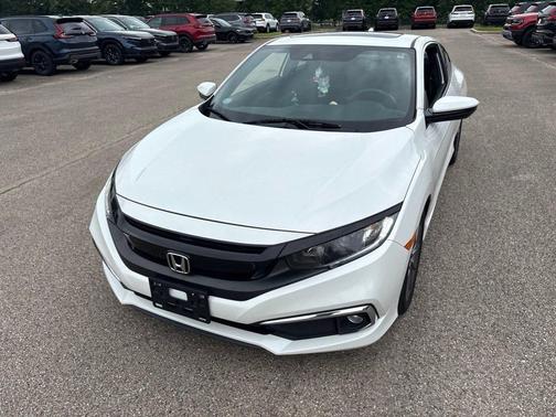 Platinum White Pearl 2019 Honda Civic EX