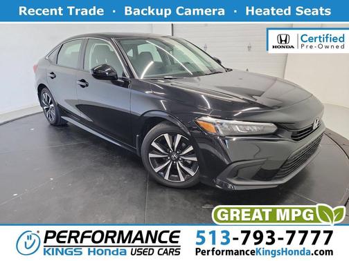 Crystal Black Pearl 2024 Honda Civic EX
