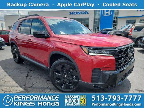 Radiant Red Metallic II 2026 Honda Pilot Black Edition