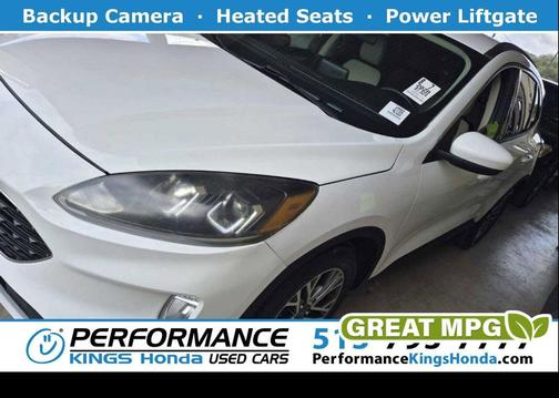 Oxford White 2020 Ford Escape SEL
