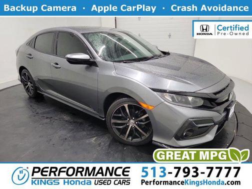 Gray 2021 Honda Civic Sport