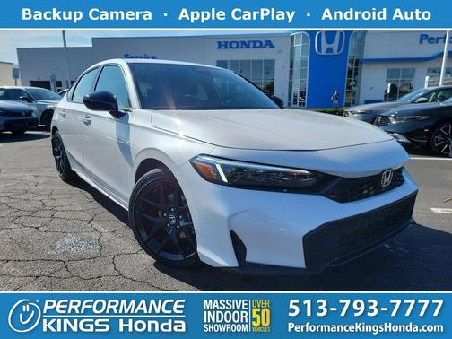 Platinum White Pearl 2026 Honda Civic Sport
