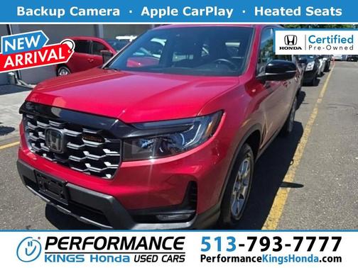 Radiant Red Metallic II 2022 Honda Passport AWD TrailSport