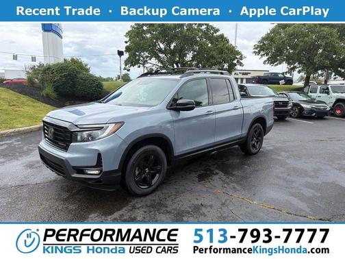 Sonic Gray Pearl 2022 Honda Ridgeline Black