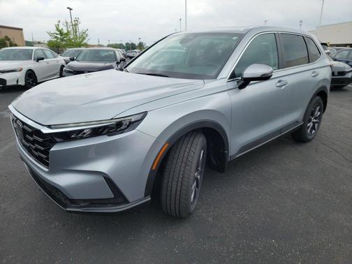Solar Silver Metallic 2026 Honda CR-V EX-L AWD