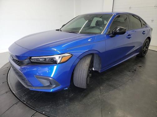 Aegean Blue Metallic 2022 Honda Civic Sport