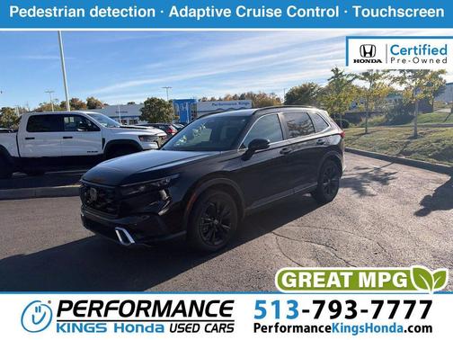 Crystal Black 2024 Honda CR-V Hybrid Sport Touring AWD