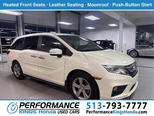 White Diamond Pearl 2018 Honda Odyssey EX-L