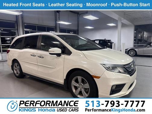 White Diamond Pearl 2018 Honda Odyssey EX-L