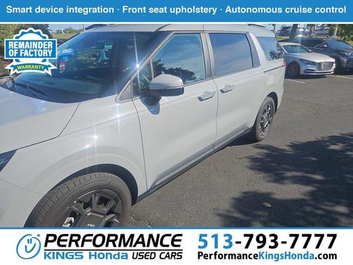 Ceramic Silver 2026 Kia Carnival Hybrid EX